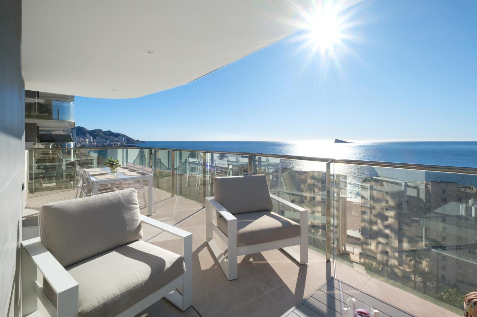 Sunset Cliffs Deluxe Apartment 6133 Poniente Beach Benidorm Eksteriør billede